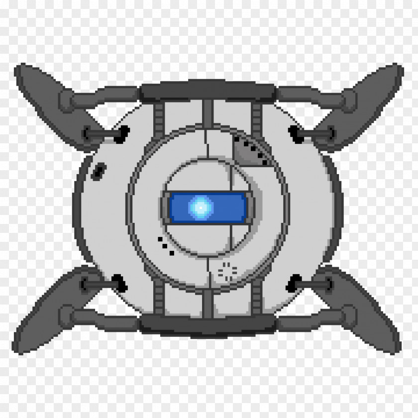 Portal 2 Wheatley Art 8-bit PNG