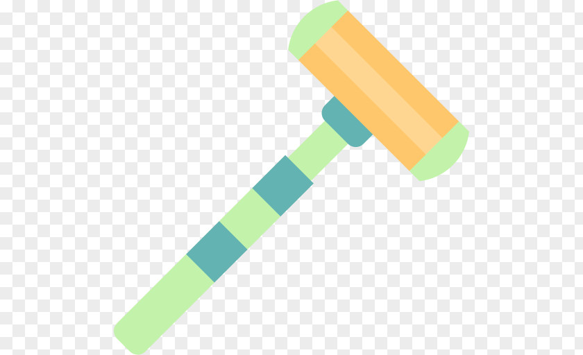 Yellow Scalability Hammer PNG