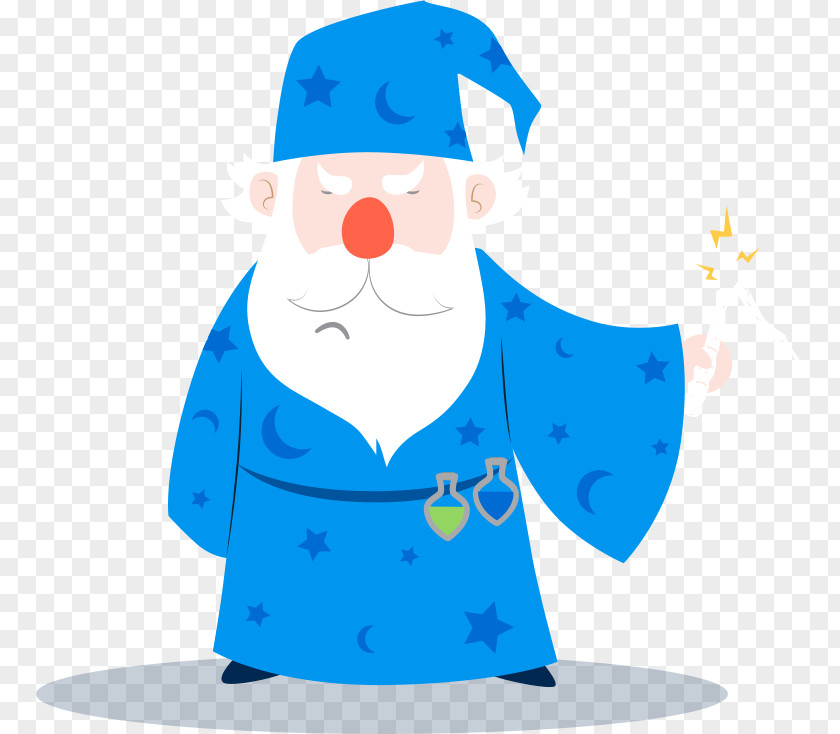 Cartoon Santa Claus M PNG