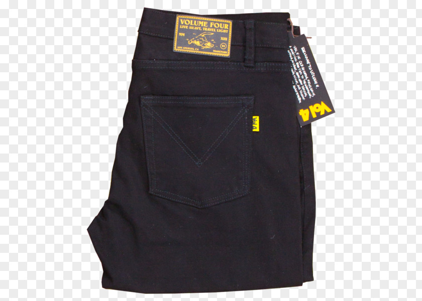 Jeans Skirt Black M PNG
