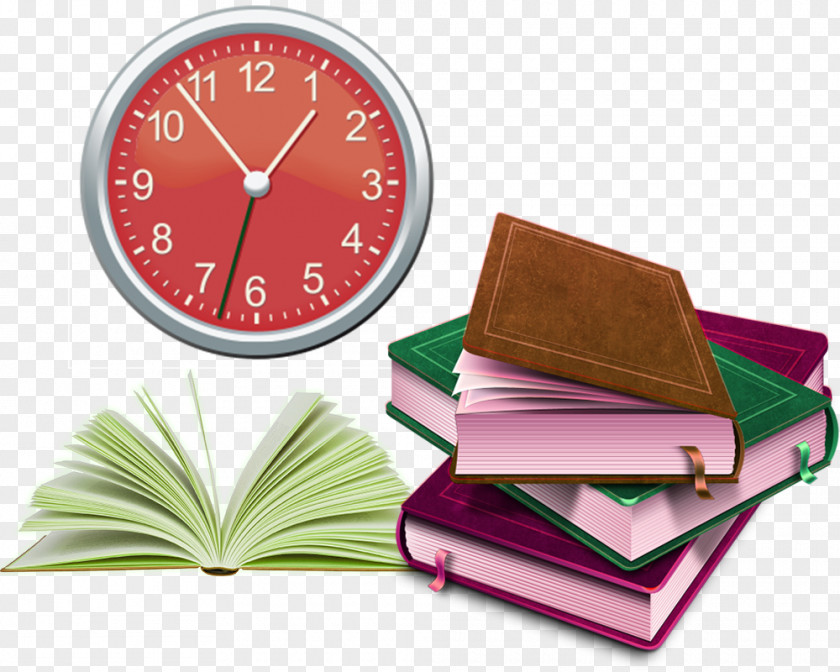 Red Dial Wall Clock Creative Material And Books Overdressed: The Shockingly High Cost Of Cheap Fashion Hardcover Book Review Publishing PNG