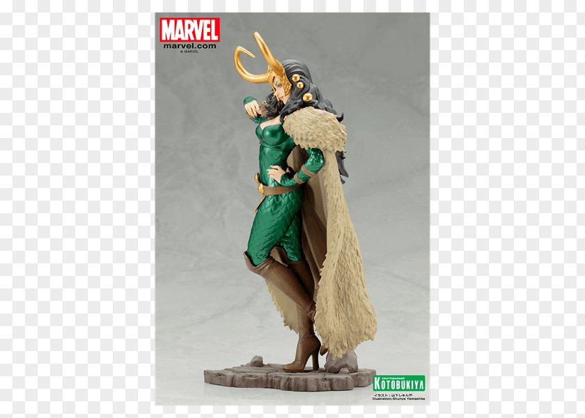 Loki Kotobukiya Lady Bishoujo Statue Thor Marvel Comics Universe PNG