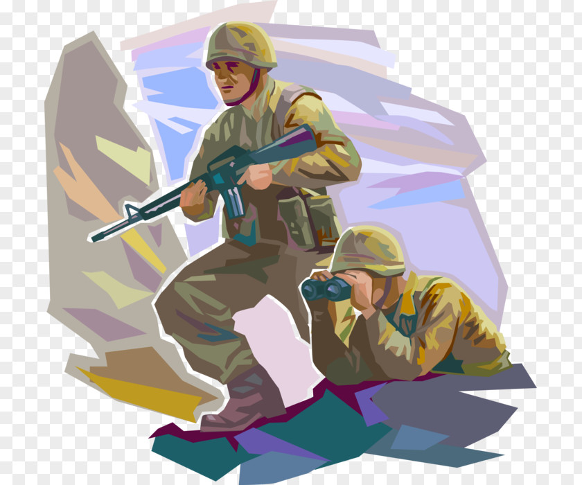 Marine Military Illustration Human Behavior Cartoon Character PNG