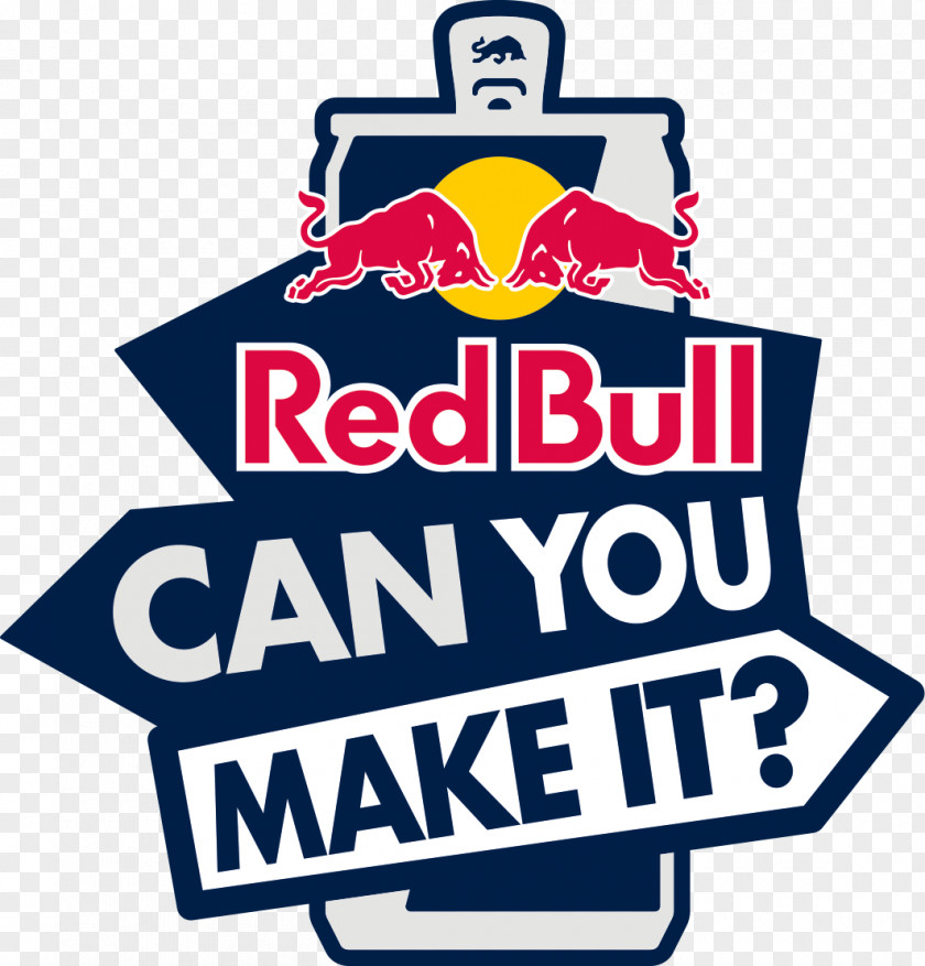 Red Bull Can You Make It Brand Logo Clip Art PNG