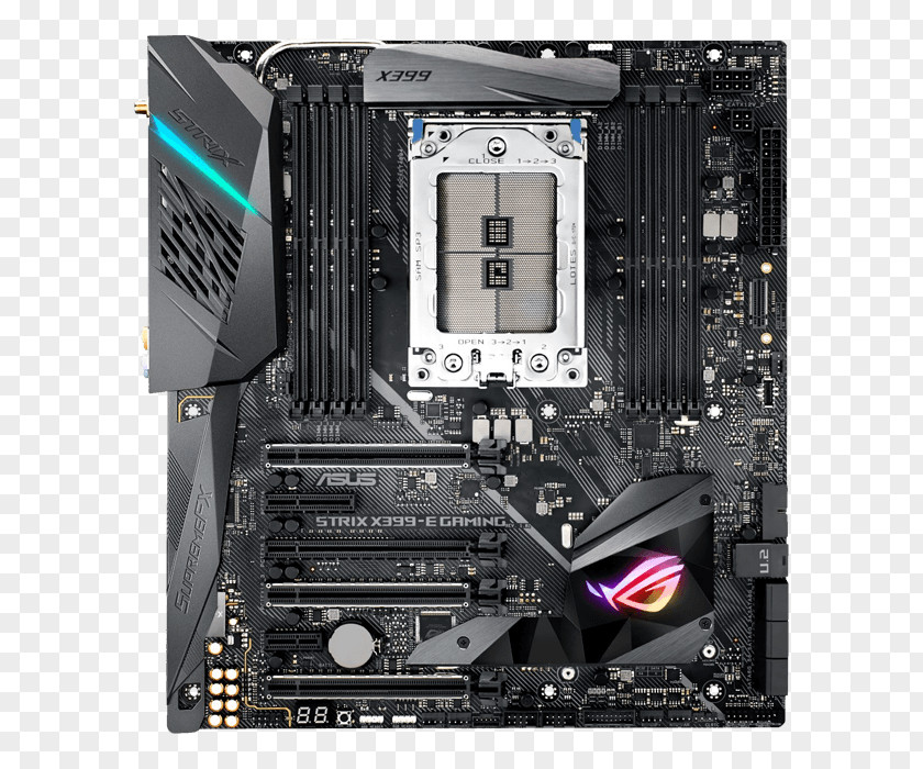 Socket Tr4 TR4 Ryzen Motherboard ASUS ATX PNG