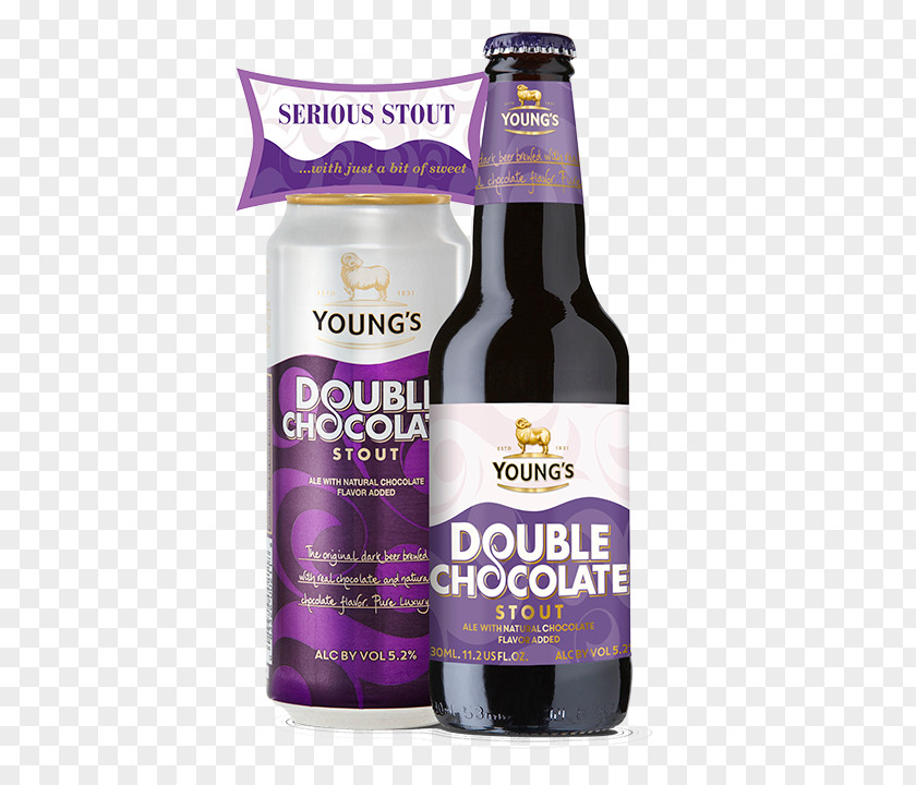 Beer Bottle Wells & Young's Brewery Stout PNG