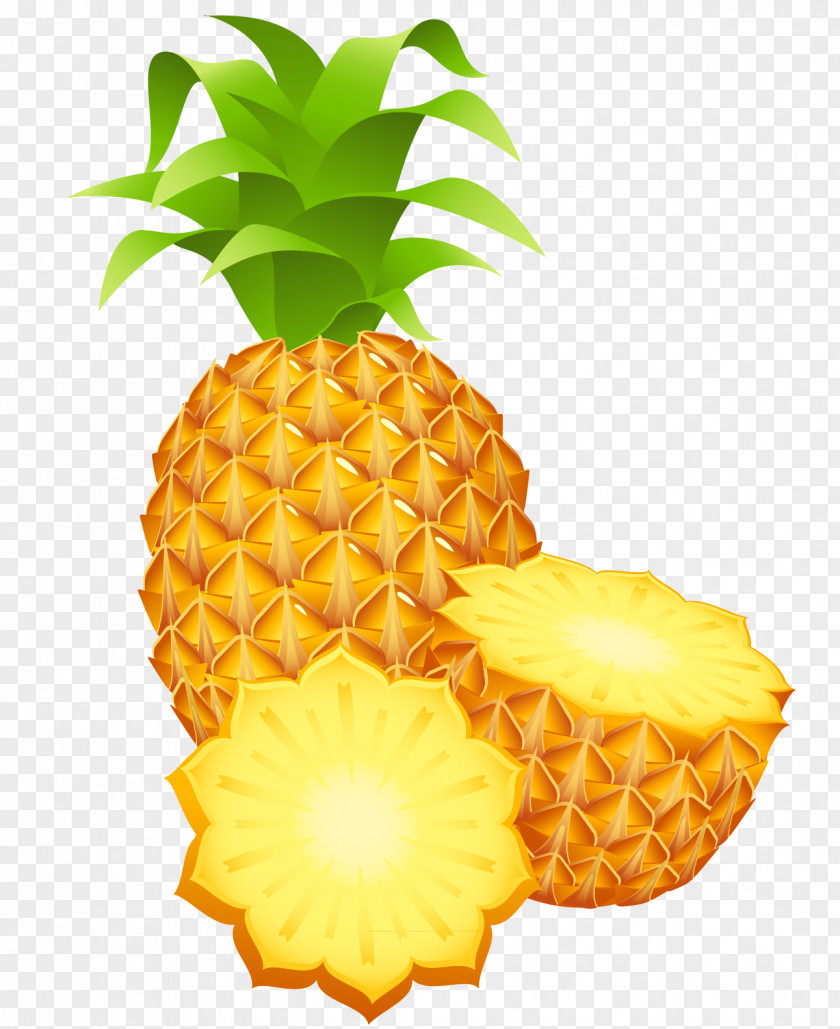 Large Painted Pineapple Clipart Royalty-free Clip Art PNG