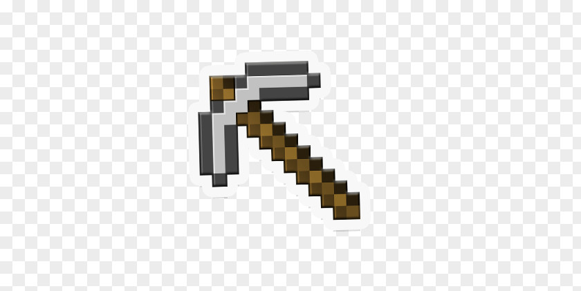 Minecraft ThinkGeek Foam Diamond PickAxe Video Game Mod Sticker PNG