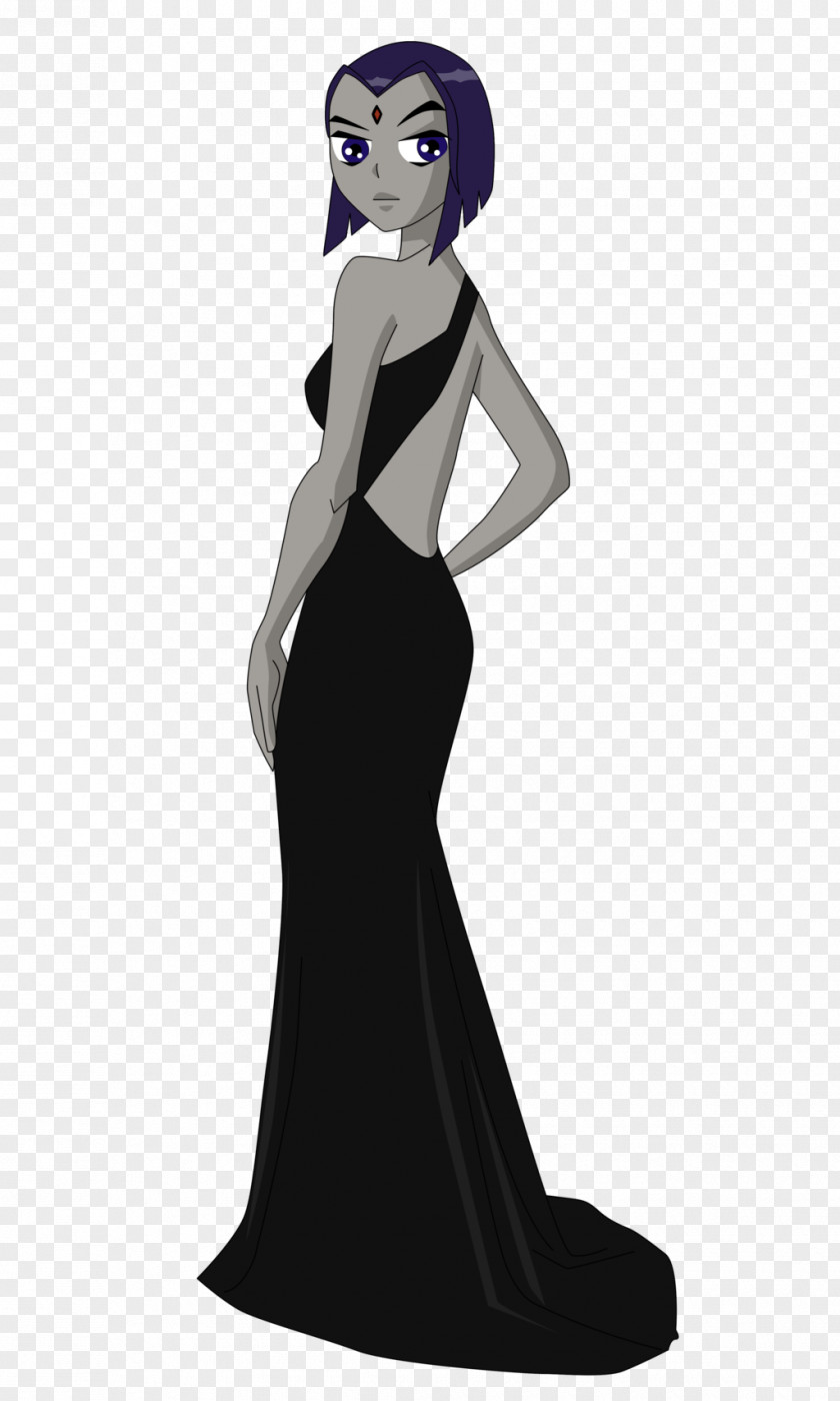 Raven Dress Starfire Teen Titans Drawing PNG