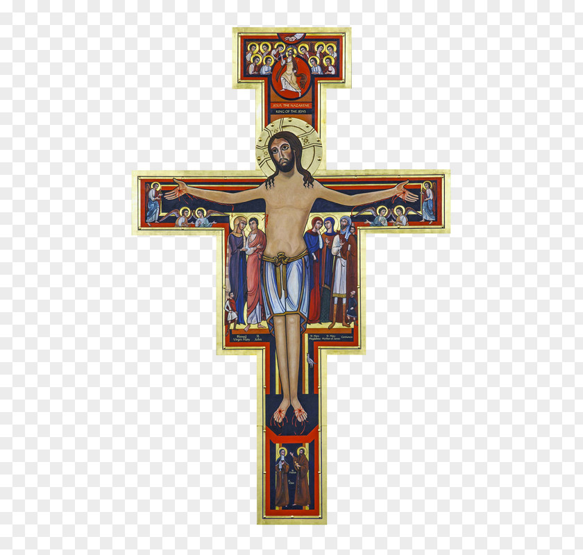 San Damiano, Assisi Basilica Of Saint Francis Damiano Cross Crucifix Tau PNG