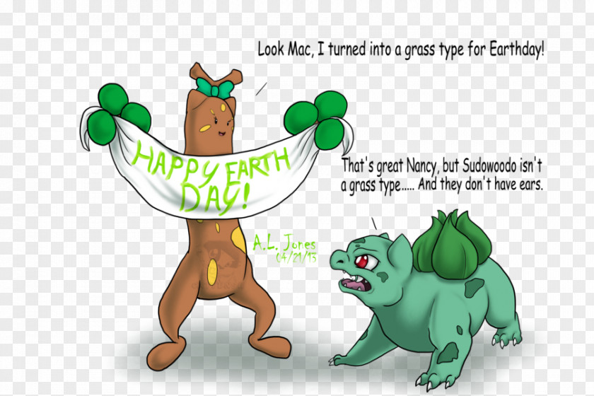 Earth Day Pokémon Bulbasaur PNG