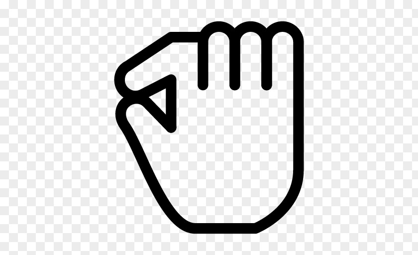 Five Fingers Pinch Hand Clip Art PNG