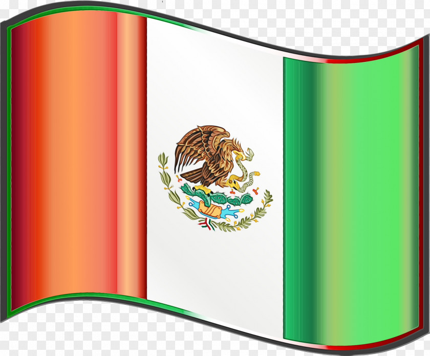 Flag Green Of Mexico Cartoon Font PNG