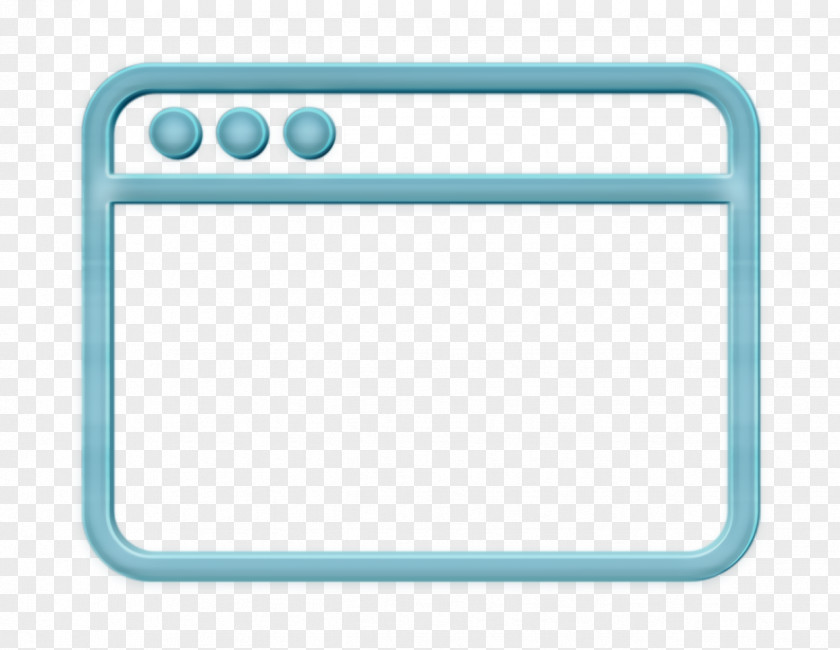Rectangle Turquoise Application Icon Online Social Market PNG