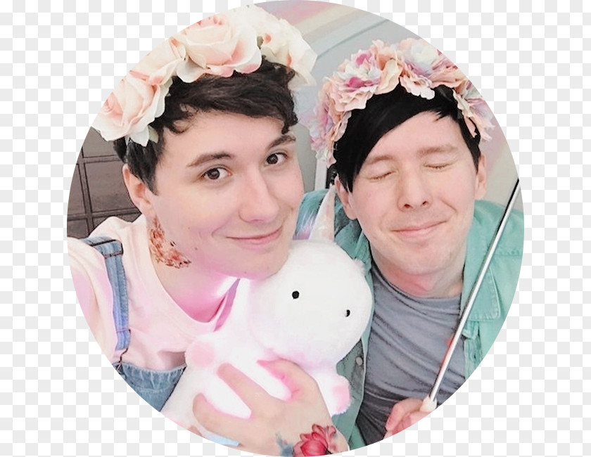 Youtube Dan Howell And Phil Video Pastel Image PNG
