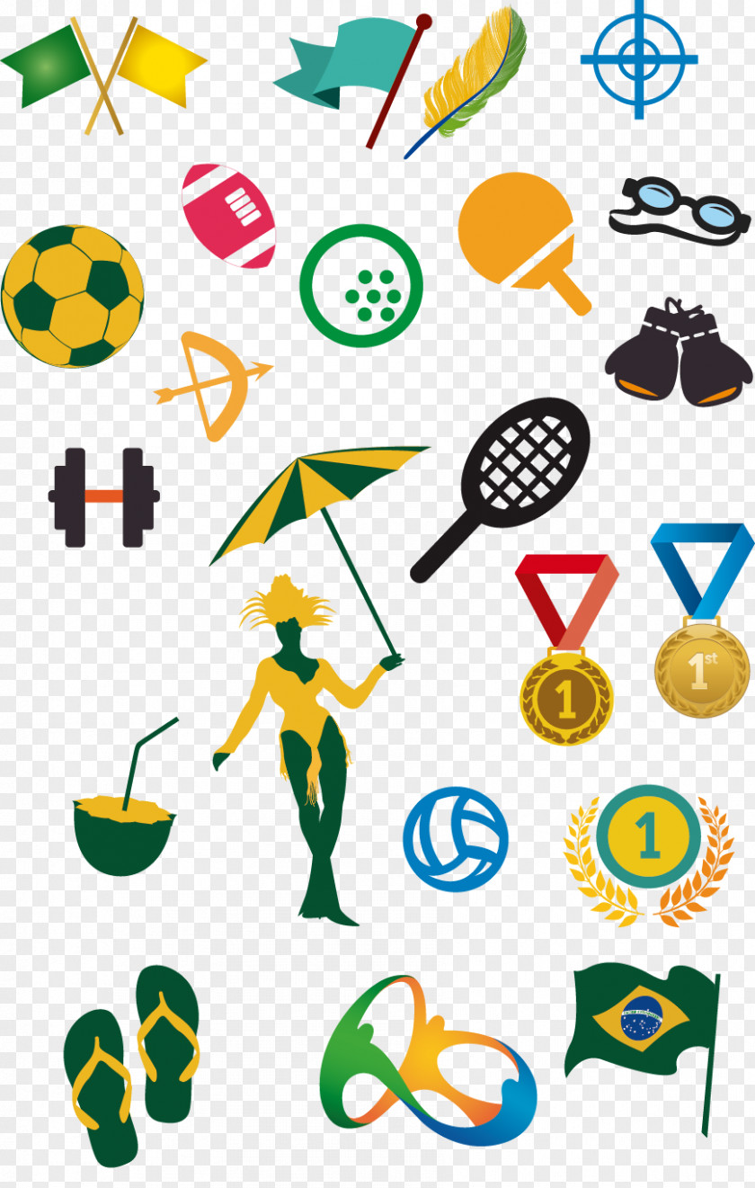 Brazil Rio Olympics Decorative Elements 2016 Summer Olympic Equestrian Centre 2012 Olympiad Euclidean Vector PNG