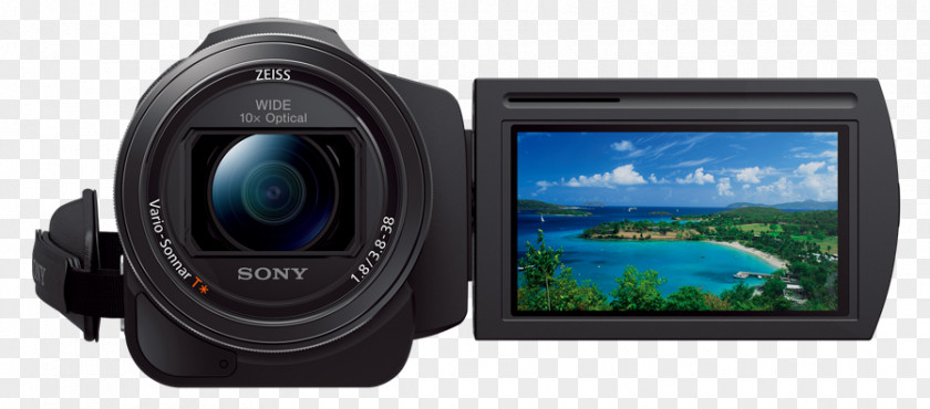 Camera 4k Sony Handycam FDR-AX33 4K Resolution Camcorder PNG