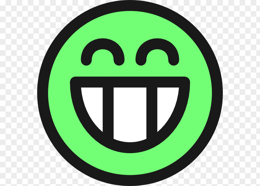 Grinning Smiley Emoticon Clip Art PNG