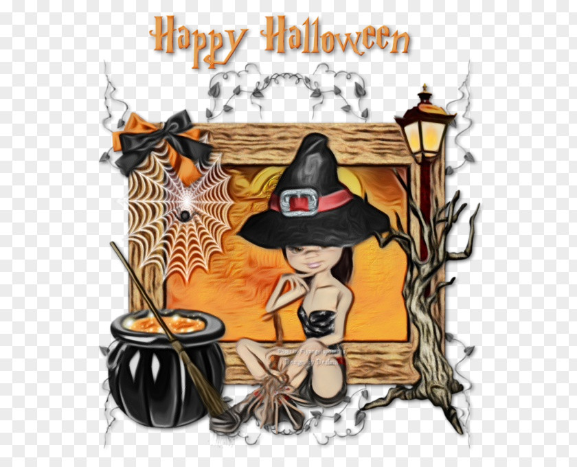 Headgear Cauldron Halloween Witch Hat PNG