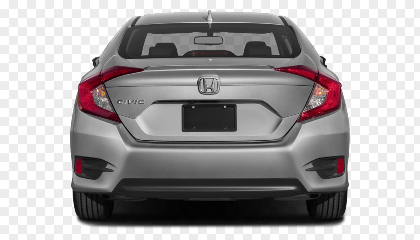 Honda Bumper 2018 Civic Sedan Car PNG