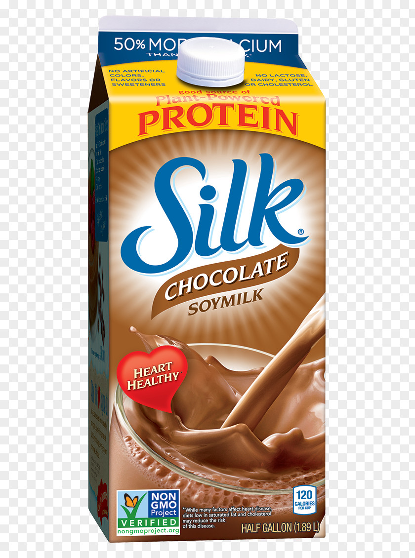 Silky Chocolate Soy Milk Silk Soymilk Organic Unsweetened PNG