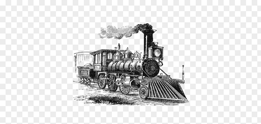 Train Rail Transport Steam Locomotive Clip Art PNG