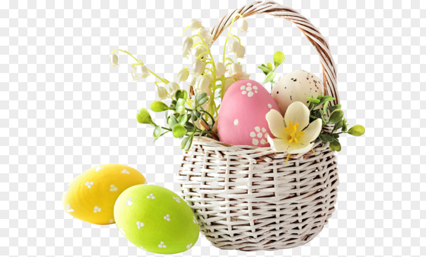 Wicker Plant Easter Egg Background PNG