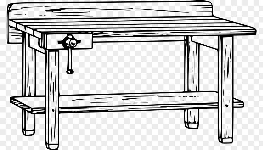 Work Table Workbench Vise Clip Art PNG