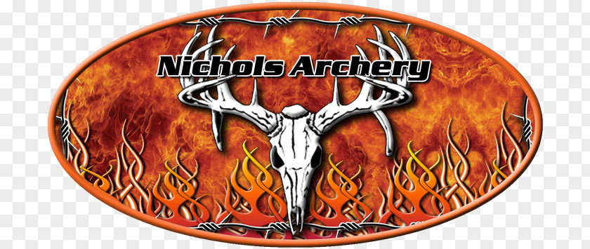 Archery Decals Font Fire PNG