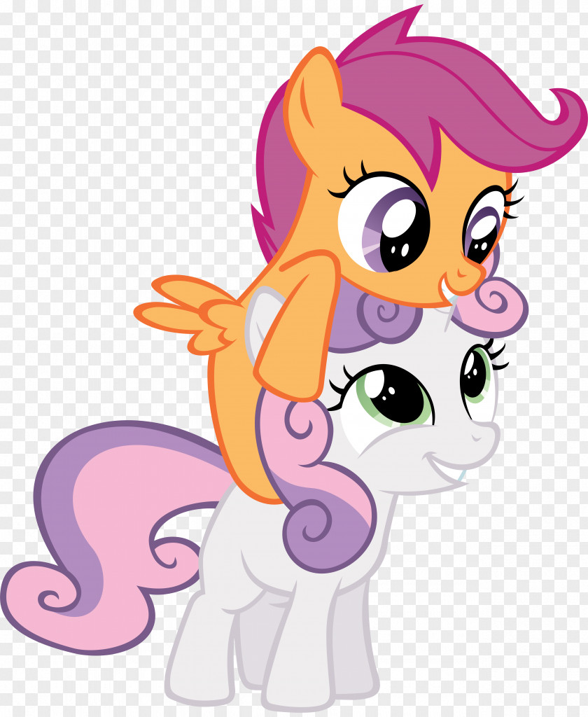 Belle Pony Sweetie Scootaloo Apple Bloom Cutie Mark Crusaders PNG