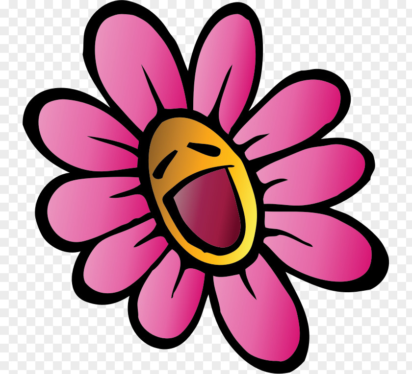 Flower Happiness Clip Art PNG
