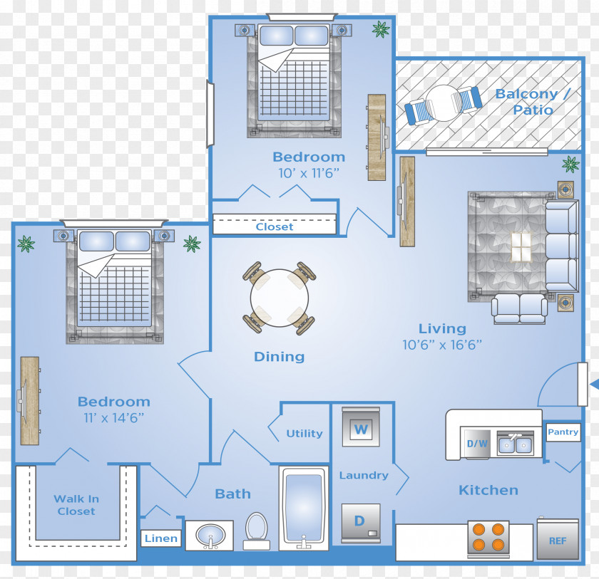 Indoor Floor Plan Naples Advenir At Aventine Apartment Renting House PNG