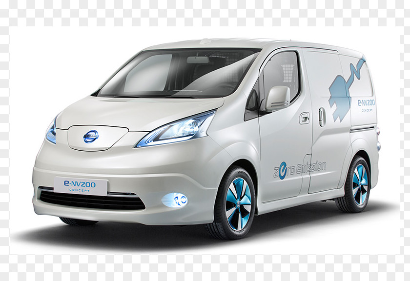 Nissan Electric Vehicle Leaf Van Car PNG