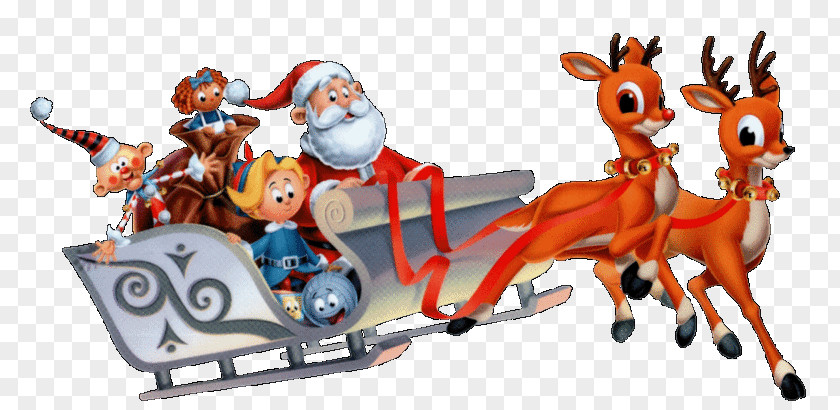 Santa Claus Rudolph Reindeer Christmas Yukon Cornelius PNG