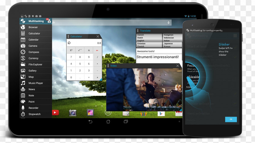 Smartphone Computer Software Tablet Computers Multitasking Android PNG