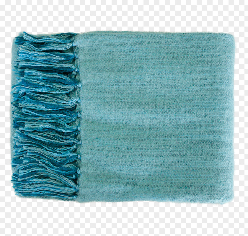 Symphony Lighting Turquoise Wool Rectangle PNG