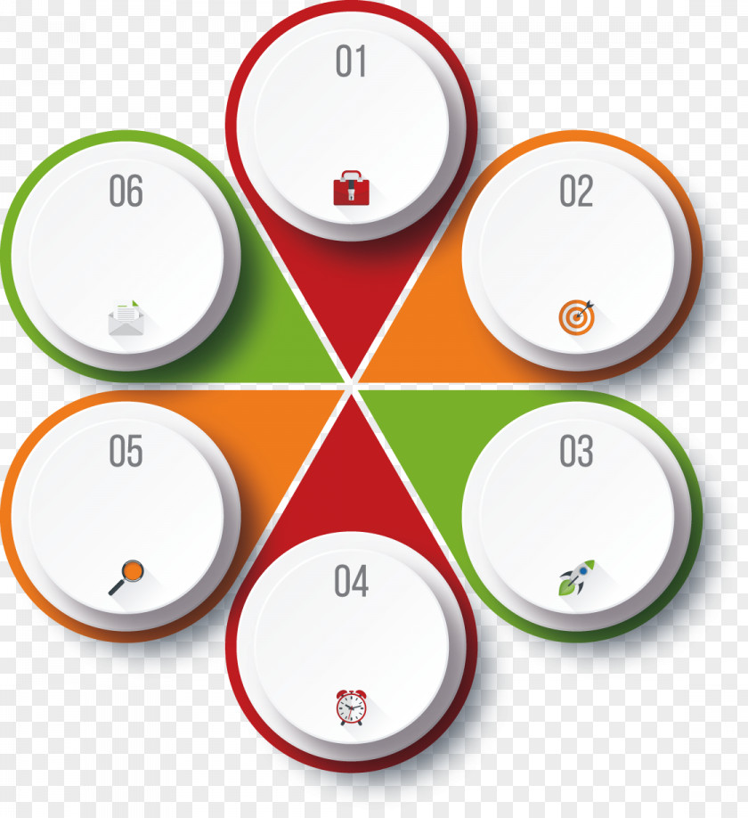 Vector Creative Design Diagram Directory Circular Arrow Circle Infographic PNG