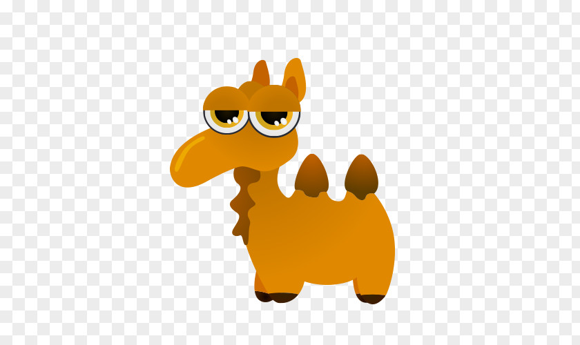 Cute Cartoon Camel Animal Drawing Clip Art PNG