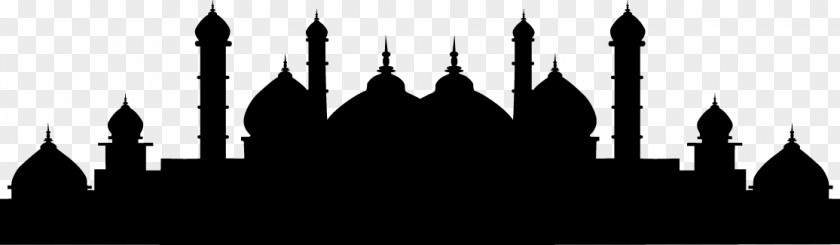 Islamic Mosque Silhouette Vector Material Istanbul Islam Clip Art PNG