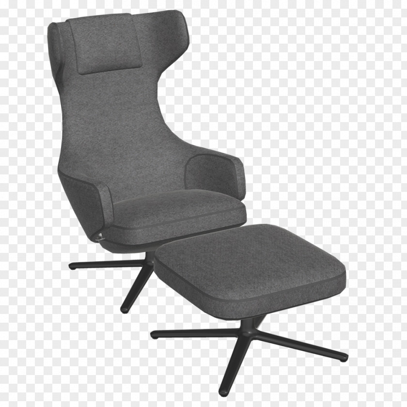 Pebble Eames Lounge Chair Furniture Panton Foot Rests PNG