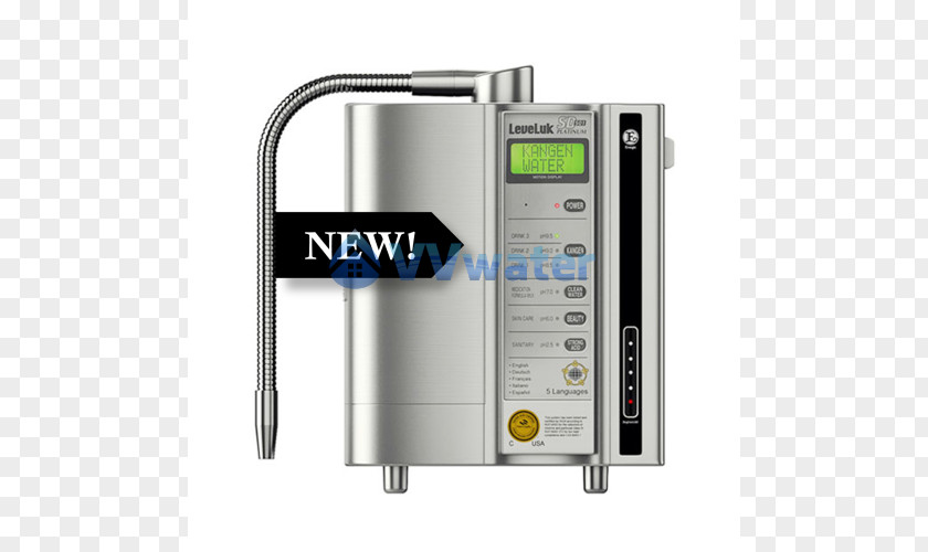 Water Ionizer Filter Machine Alkaline Diet PNG
