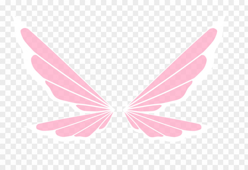 Wings Style Pink M PNG