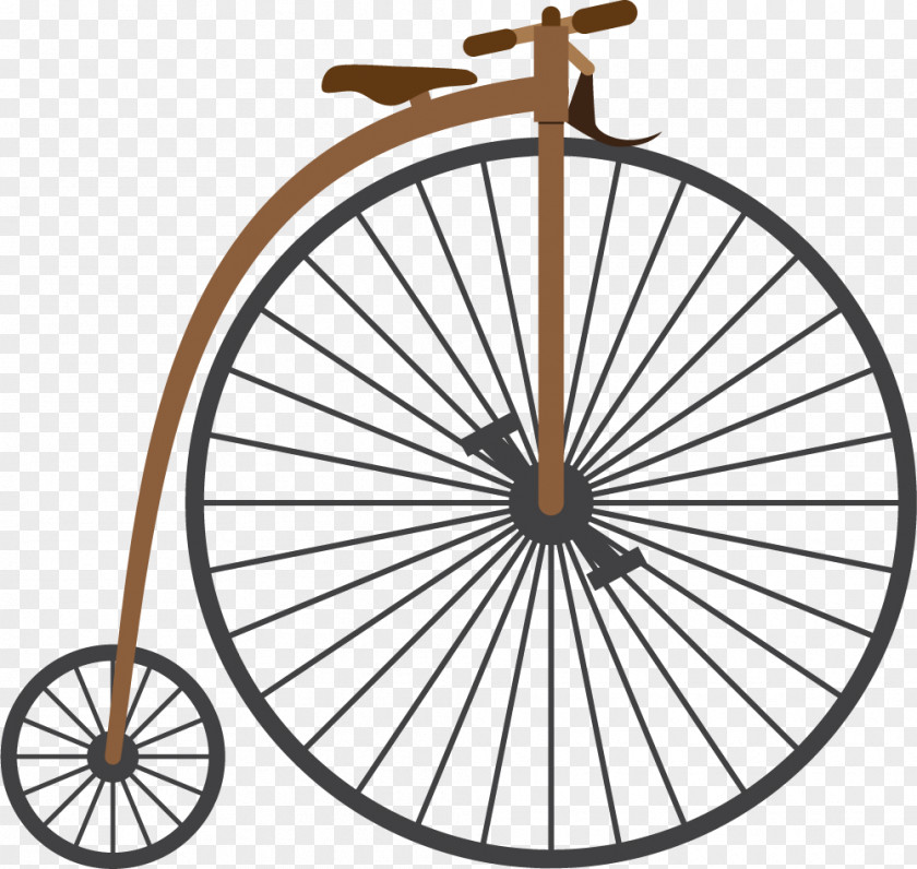 Bicycle Penny-farthing Wheels Big Wheel Clip Art PNG