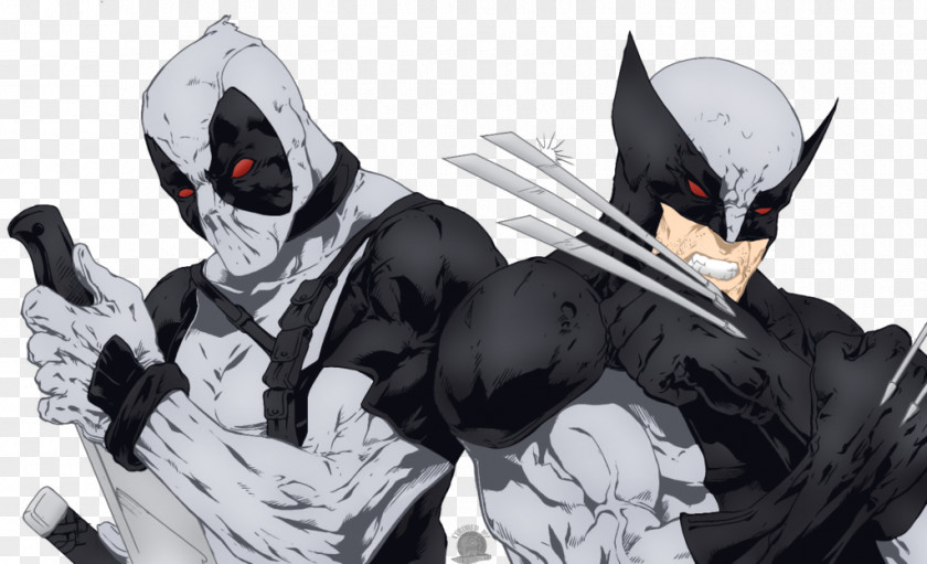 Deadpool Dual Sword Wolverine Professor X Cable X-Force PNG