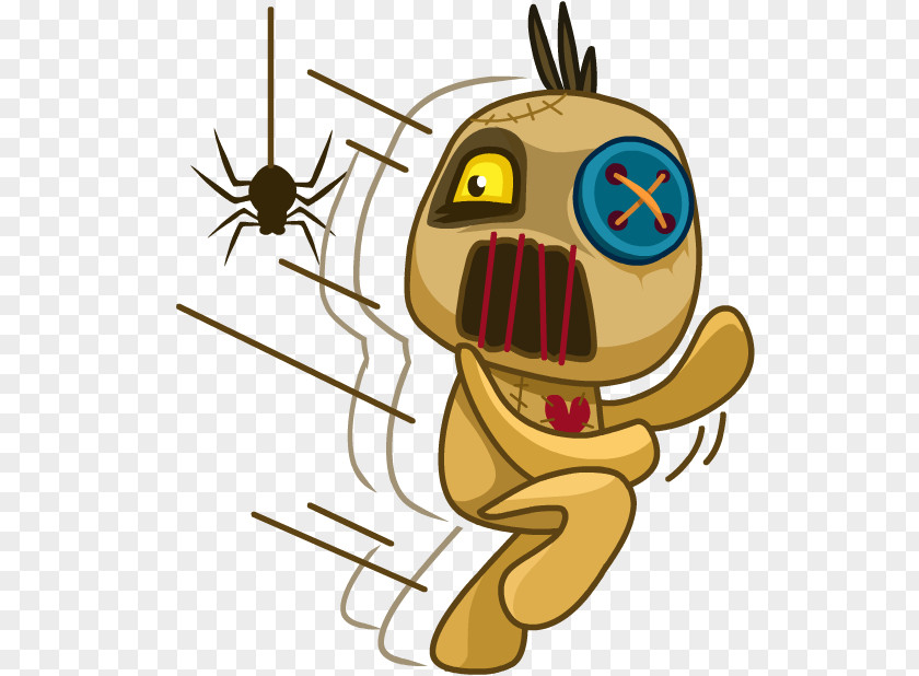 Doll Voodoo Telegram Sticker Clip Art PNG