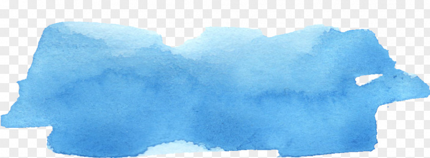 Light Sky Blue Watercolor Painting PNG