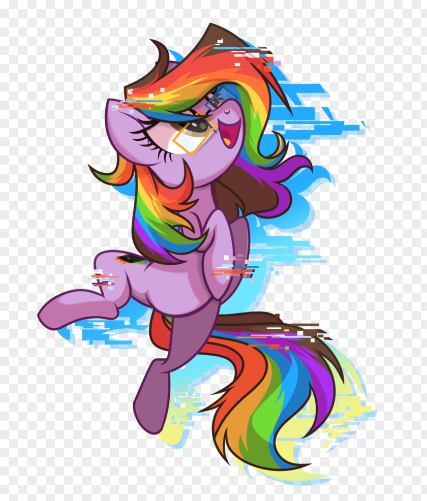 Rainbow Color Dash DeviantArt Fan Art Winged Unicorn PNG