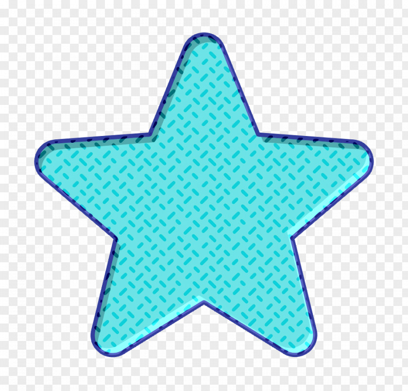 Star Electric Blue Bookmark Icon Favourite Like PNG