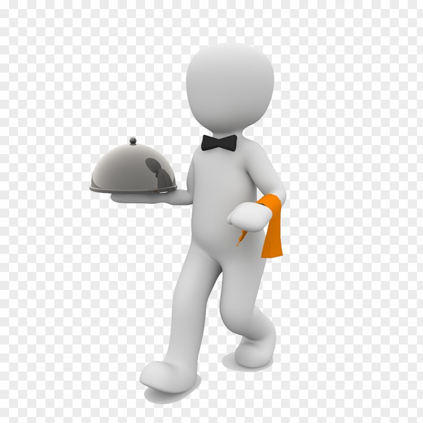 3d Shop Small Two Cafe Restaurant Waiter Pixabay Illustration PNG