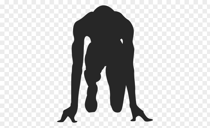 Atletismo Silhouette PNG